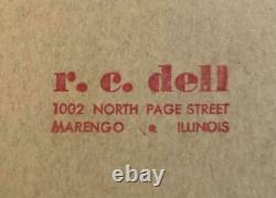 1940s Robert C. Dell (Signing as R. C. Dell) Comic Gag Panel Original Art