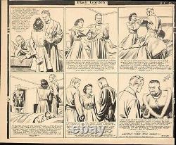 1942 Flash Gordon Original Sunday Comic Production Art Page Alex Raymond Artwork