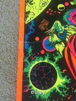 1971 Vintage ORIGINAL Marvel Third Eye Black Light Poster Astral Thor 4006