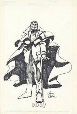 1980s BARON WINTERS From NIGHTFORCE 11x16.5 Illustration Original Art GENE COLAN