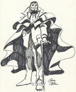 1980s BARON WINTERS From NIGHTFORCE 11x16.5 Illustration Original Art GENE COLAN