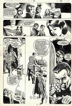 1985 Sisterhood Of Steel #6 Original Comic Art Page Marvel Comics Epic Classic