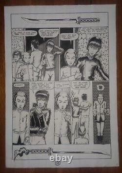 1986 Aircel Comics SAMURAI #10 pg. 9 Barry Blair Guang Yap ORIGINAL COMIC ART