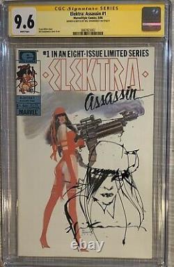 (1986) Elektra Assassin #1 Cgc Ss 9.6 Original Sienkiewicz Remark Sketch Art