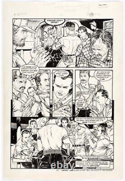 1989 Dark Horse Comics THE ABYSS #1 Original comic Art page by MIKE KALUTA