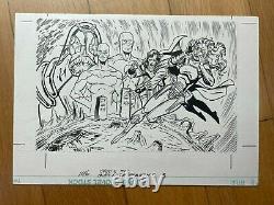 1991 DC Comic Trading Card ORIGINAL ART Paris Cullins CRISIS ON INFINITE EARTHS