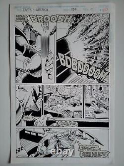 1993 Original Art Captain America #422 1st App. Blistik Marvel Comics Key Issue