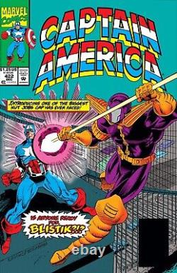 1993 Original Art Captain America #422 1st App. Blistik Marvel Comics Key Issue