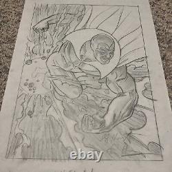 1994 Marvel Masterpieces VISION ORIGINAL ART Greg & Tim Hildebrandt Prelim #132