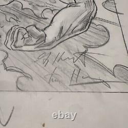 1994 Marvel Masterpieces VISION ORIGINAL ART Greg & Tim Hildebrandt Prelim #132