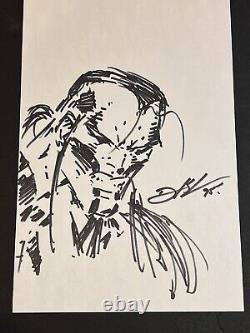 1995 David Finch Sketch Original Art Ripclaw Cyber Force Signed Image Comics