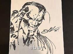 1995 David Finch Sketch Original Art Ripclaw Cyber Force Signed Image Comics