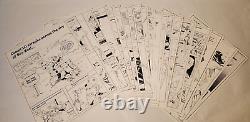 2000 Original Comic Art 30 Panels George Delorenzo Full Issue Origin Kool Kids