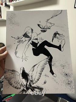 2015 Marvel Spider-Gwen Creees HyunSung Lee Original Art Signed MCU Spider-Verse