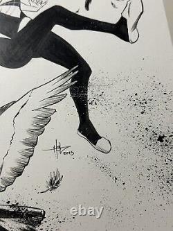 2015 Marvel Spider-Gwen Creees HyunSung Lee Original Art Signed MCU Spider-Verse