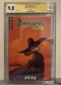 AARON BARTLING ORIGINAL ART SKETCH COVER Darkwing Duck # 1 BLANK COMIC 1/1