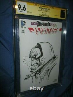 ACTION COMICS #1000 CGC 9.6 SS Signed & Original Art Sketch Neal Adams DARKSEID