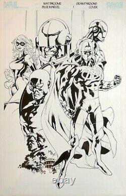 ADAM LEGEND of the BLUE MARVEL # 1 COVER ORIGINAL ART 1st APPEARANCE BLUE MARVEL