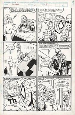 AMAZING SPIDER-MAN BATTLES IGNORANCE #1 Page 9 Original Art ALAN KUPPERBERG 1992