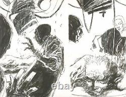 ASHLEY WOOD X-Men Annual ORIGINAL ART panels