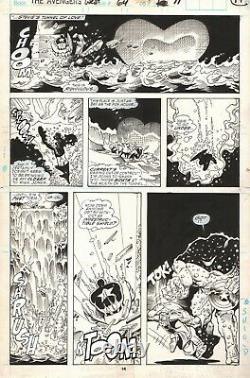 AVENGERS WEST COAST #64 Page 14 Original Art CHRIS WOZNIAK/DANNY BULANADI 1990