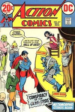 Action Comics #417 p. 9 METAMORPHO Story Original COMIC ART John Calnan 1972