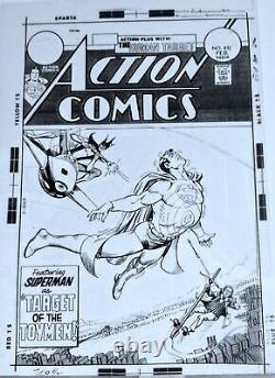 Action Comics # 432 1st App. 2nd Toyman Nick Cardy Cover Art Transparency