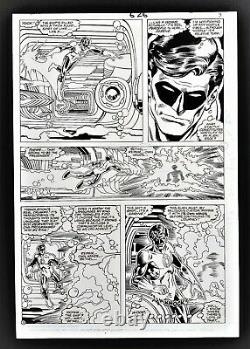 Action Comics #626 Page 9 Original Art Green Lantern Hal Jordan In Every Panel