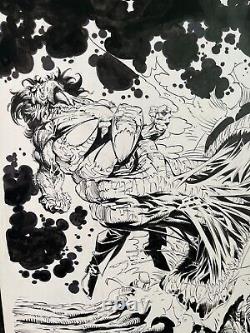 Adam Kubert Wolverine #95 (1988) Page 18 Original Comic Art