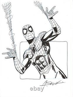 Alex Saviuk Original Marvel Comic Art Sketch The Amazing Spiderman