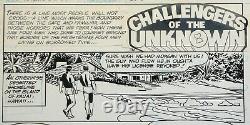 Alex Toth Original Art Adventure Comics #496 (1983) Challengers Of The Unknown