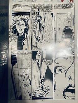 Amazing Spider-Man # 391 Mark Bagley Original Comic Art Mary Jane Watson