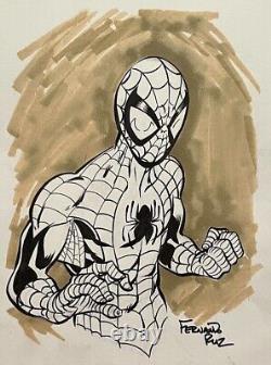 Amazing Spider-Man Original Comic Book Art by Fernando Ruiz