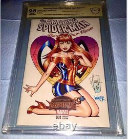 Amazing Spider-man #1 Blank 9.8 Cbcs Ss A/p 1 Original Art Tucci & Jose Varese