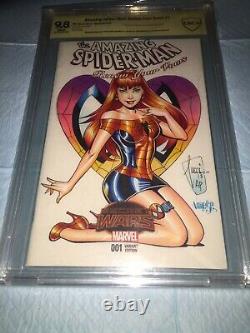 Amazing Spider-man #1 Blank 9.8 Cbcs Ss A/p 1 Original Art Tucci & Jose Varese