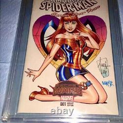 Amazing Spider-man #1 Blank 9.8 Cbcs Ss A/p 1 Original Art Tucci & Jose Varese