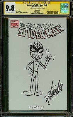 Amazing Spider-man 648 Cgc 9.8 Ss Stan The Man Lee Original Art By Creator 1