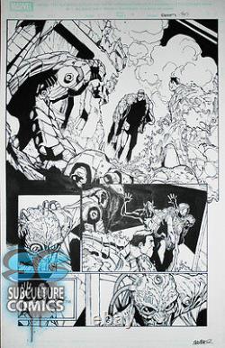 Amazing Spider-man #699 Page 18 Interior Original Comic Art Signed Ramos