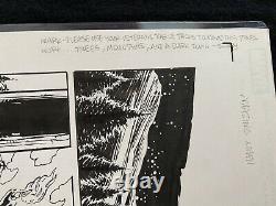 Amazing X-Men #8 Page 9 Original Comic Art Wolverine & Alpha Flight With Notes