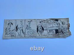 Antique Clifford McBride Illustration Drawing Comic Strip Original Art Signed