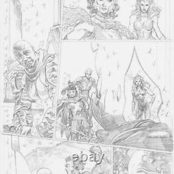 Aquaman Original Comic Art by Scot Eaton DC Rebirth