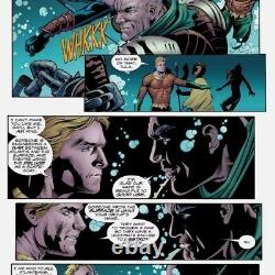 Aquaman Original Comic Art by Scot Eaton DC Rebirth