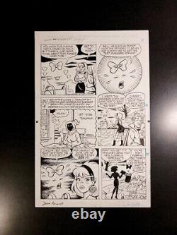 Archie Original Art Dan Parent Signed Double-Page Sabrina