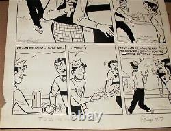 Archie's Pal JUGHEAD #57 ORIGINAL ART 1959- Large 19x13 SAMM SCHWARTZSigned