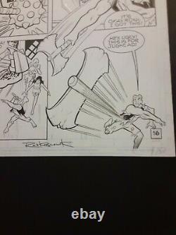 Archie vs The Predator Original Comic Book Art Page Signed