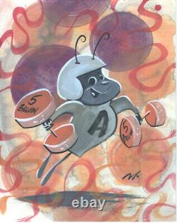 Atom Ant, Original Art Painting by Animator, Comic Artist/Writer, Scott Morse
