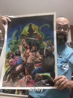 BLACK SALE! Rodney Buchemi original painted art Conan A2 SIZE! PUBLISHED