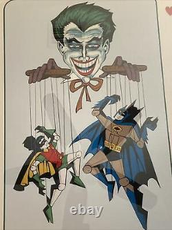 BOB KANE ARTIST DC COMICS 1978 JOKER BATMAN ROBIN # 140/300 Signed Original Work