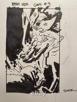 BPRD Hell On Earth Cover Prelims 2 and 3 Original Art by Ryan Sook Hellboy