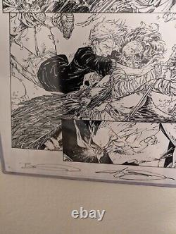 BRETT BOOTH ADELSO CORONA ORIGINAL ART Gunslinger ISSUE 2 PAGE 11. Beautiful